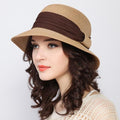 La boutique du chapeau chapeau d'été Khaki / M chapeau de paille femme d'été chapeau de soleil