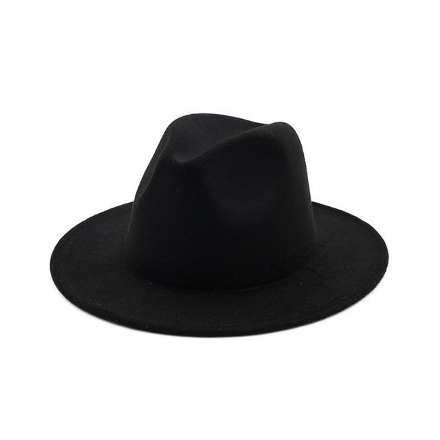 La boutique du chapeau chapeau d'été Noir / 56-58CM Chapeau coloré à large bord