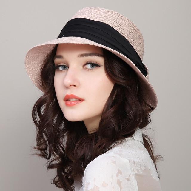 La boutique du chapeau chapeau d'été Rose / M chapeau de paille femme d'été chapeau de soleil