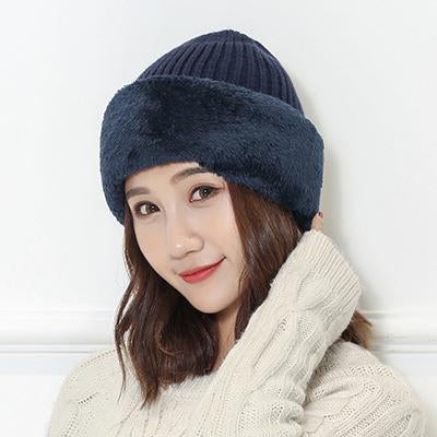 La boutique du chapeau chapeau d'hiver Bleu Chapeau hiver chaud tricoté hommes femmes