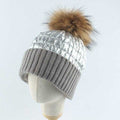 La boutique du chapeau chapeau d'hiver Gris / adulte 54-58cm Bonnet tricoté chaud, nouvelle mode d'hiver