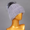 La boutique du chapeau chapeau d'hiver Gris Chapeau de fourrure nouvelle mode
