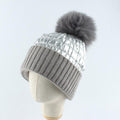 La boutique du chapeau chapeau d'hiver Gris2 / adulte 54-58cm Bonnet tricoté chaud, nouvelle mode d'hiver