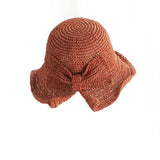 La boutique du chapeau chapeau de paille Chapeau de pêcheur à nœud pliable