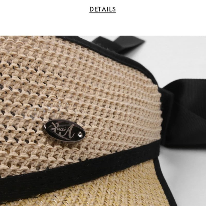 La boutique du chapeau Chapeau de paille d'été pour femmes