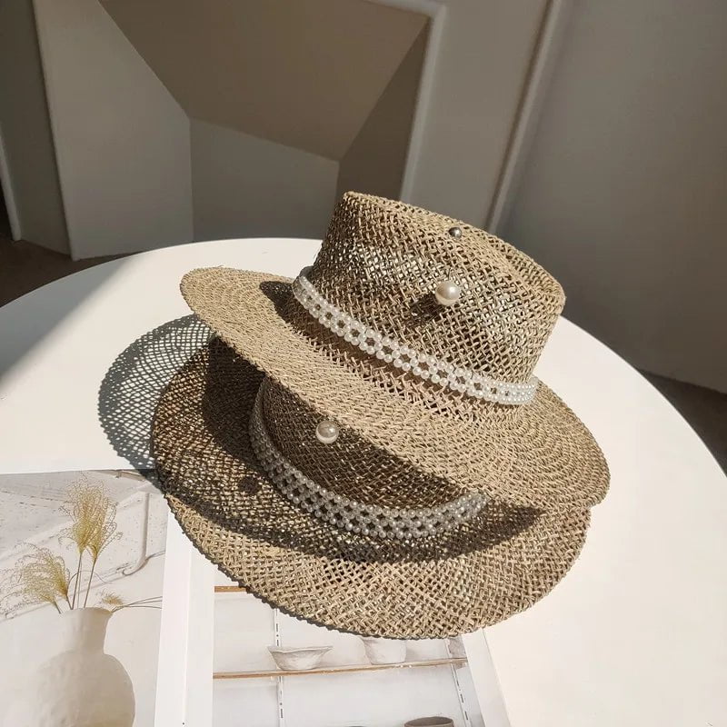 La boutique du chapeau Chapeau de paille Fedora