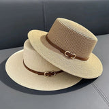 La boutique du chapeau Chapeau de plage en paille simple
