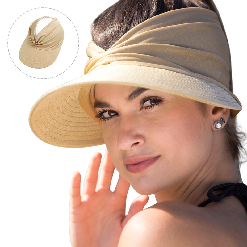 La boutique du chapeau Chapeau de soleil à visière pour femmes