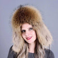 La boutique du chapeau chapka russe Marron 8 Chapeau 100% naturel doux véritable fourrure de renard