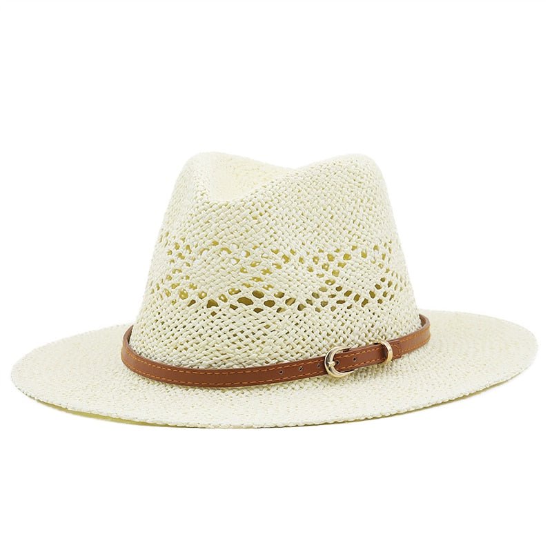 La boutique du chapeau Crème / 55-58CM Chapeau d'été provençal en paille