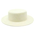 La boutique du chapeau Crème / M 56-58cm Canotier femme