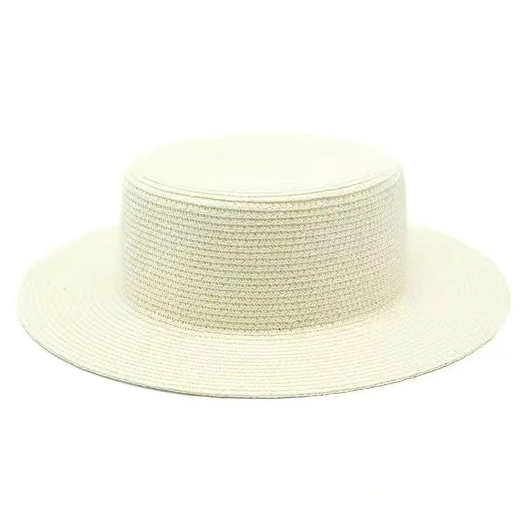 La boutique du chapeau Crème / M 56-58cm Canotier femme