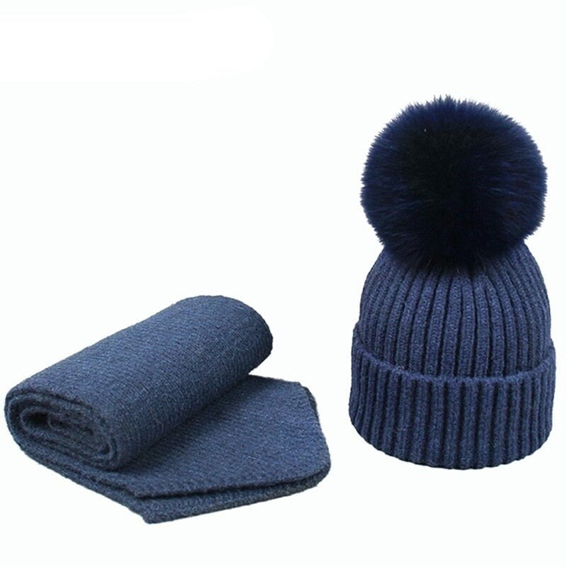La boutique du chapeau Ensemble de chapeaux et écharpe d'hiver