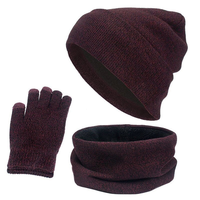 La boutique du chapeau Ensemble de gants, chapeau et écharpe