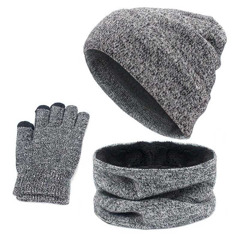 La boutique du chapeau Ensemble de gants, chapeau et écharpe