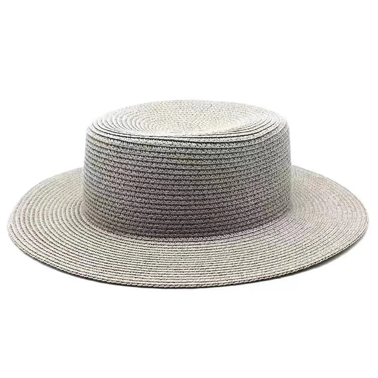 La boutique du chapeau Gris / M 56-58cm Canotier femme