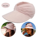 La boutique du chapeau hide pink Chapeau de soleil à visière pour femmes