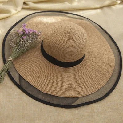 La boutique du chapeau Khaki / 56-58cm Chapeau de soleil à large bord