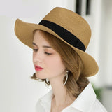 La boutique du chapeau Marron chapeau de plage pour femmes