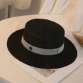 La boutique du chapeau Noir 1 / M 56-58cm Canotier femme