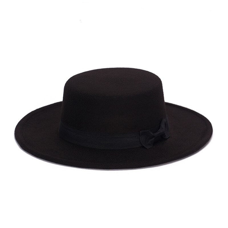 La boutique du chapeau Noir / 55/57cm Chapeau Fedora jazz en laine
