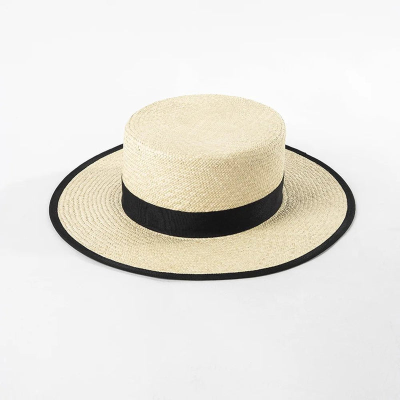 La boutique du chapeau Noir Canotier pour femme