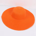 La boutique du chapeau Orange / 56-58cm Chapeau de plage femme