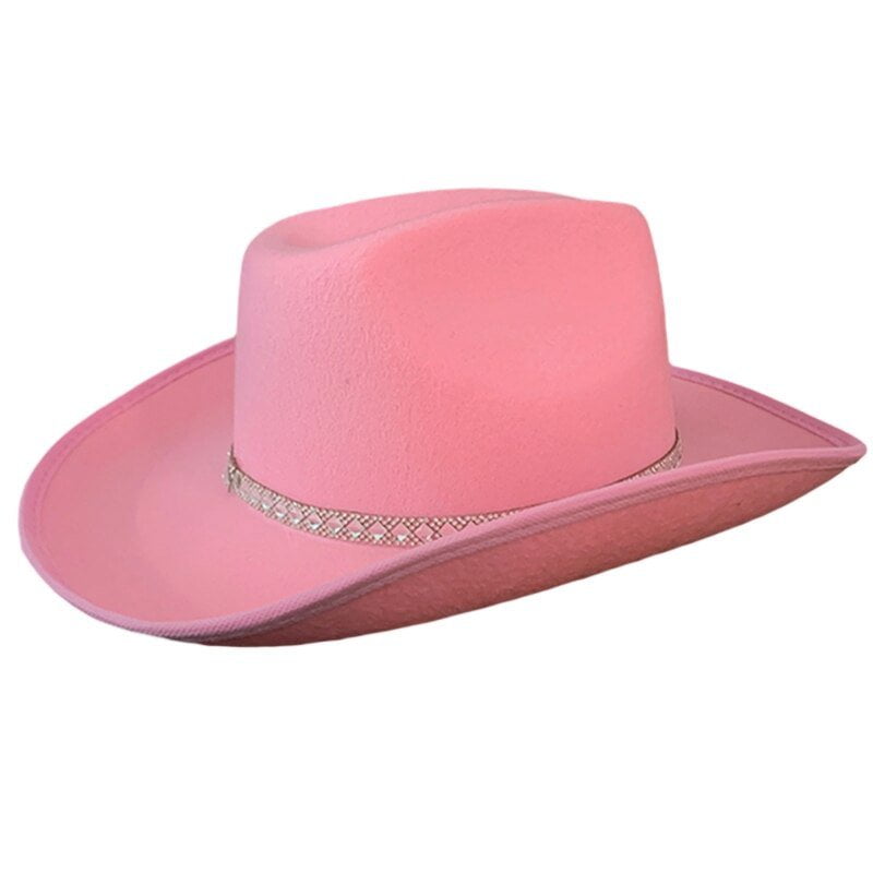 La boutique du chapeau Rose Chapeau de Cowboy style Western