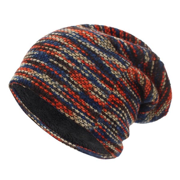 La boutique du chapeau Rouge Bonnet en laine patchwork