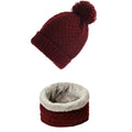 La boutique du chapeau WJ75-SET1 Ensemble foulard tricoté et bonnet