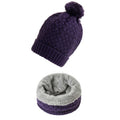 La boutique du chapeau WJ75-SET8 Ensemble foulard tricoté et bonnet
