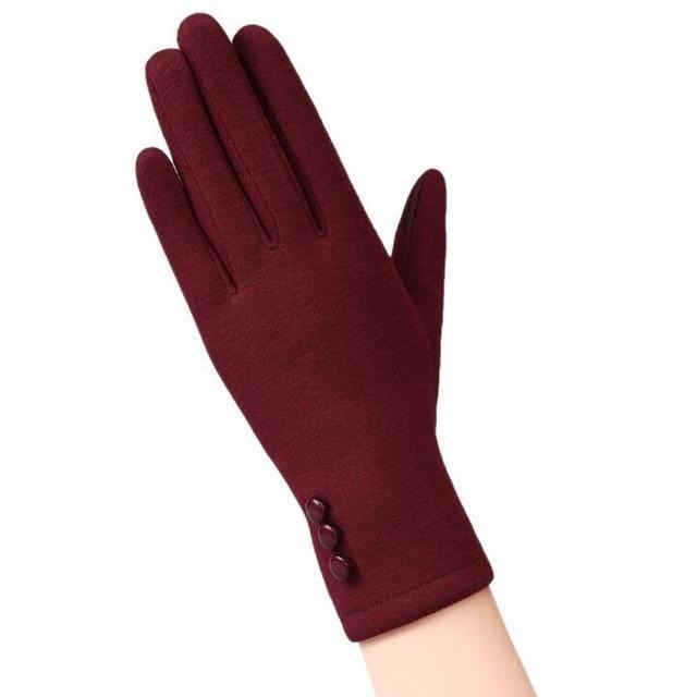 Multi-tendance gants tactile A Rouge Gant mitaines mode élégante dames écran tactile