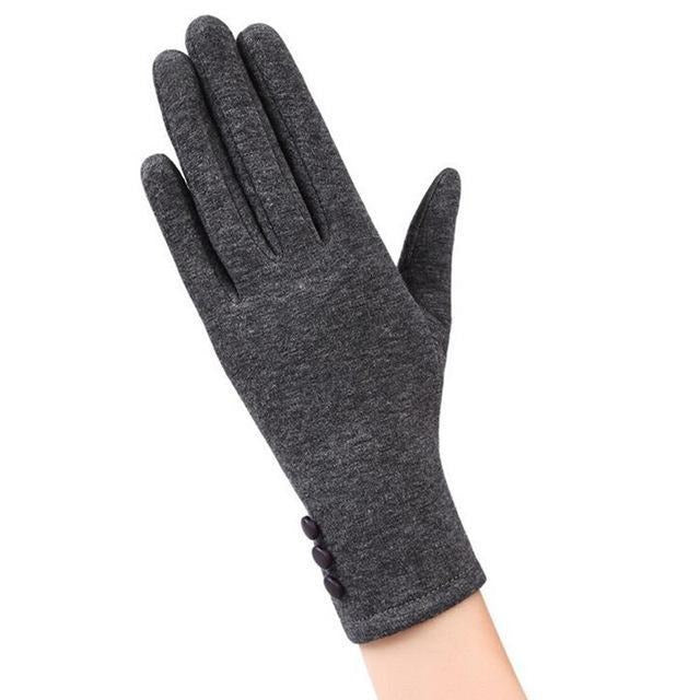 Multi-tendance gants tactile B Gris Gant mitaines mode élégante dames écran tactile