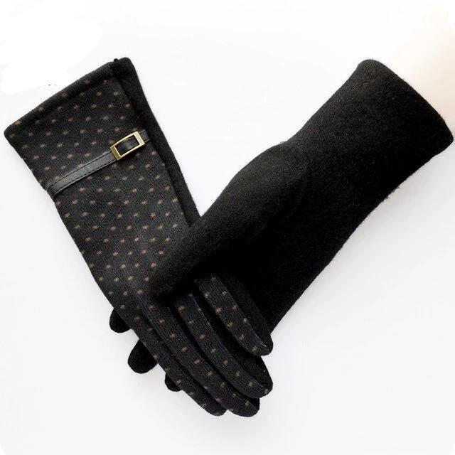 Multi-tendance gants tactile Gants à la mode hiver femmes épais cachemire