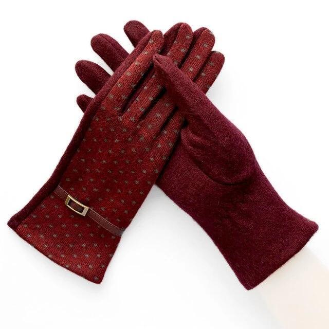 Multi-tendance gants tactile Gants à la mode hiver femmes épais cachemire
