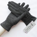 Multi-tendance gants tactile Gris Clair Gants de laine doux élégant chaud écran tactile