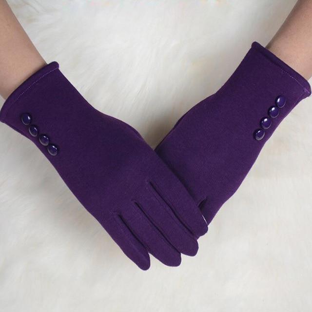 Multi-tendance gants tactile L15 Violet Gant mitaines mode élégante dames écran tactile