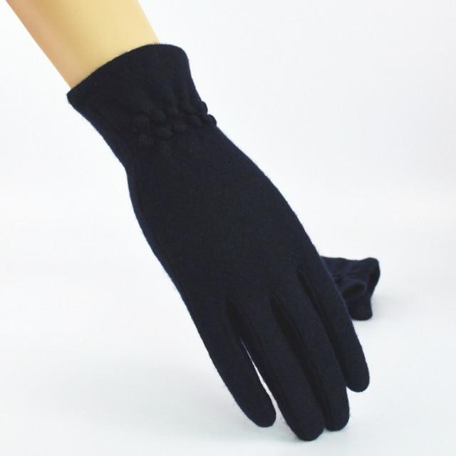 Multi-tendance gants tactile Marine Gants de laine doux élégant chaud écran tactile