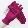 Multi-tendance gants tactile Rose fonce Gants de laine doux élégant chaud écran tactile