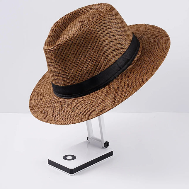 Panama classique a bord large - Beige - M (56 - 58cm) | La boutique du chapeau
