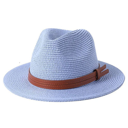 Panama en Paille Souple - Bleu - M (56 - 58cm) | La boutique du chapeau