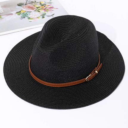 Panama homme et femme - Noir - M (56 - 58cm) | La boutique du chapeau