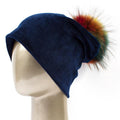 Paris-Chapeau bonnet Marine C Bonnet en velours très doux et confortable
