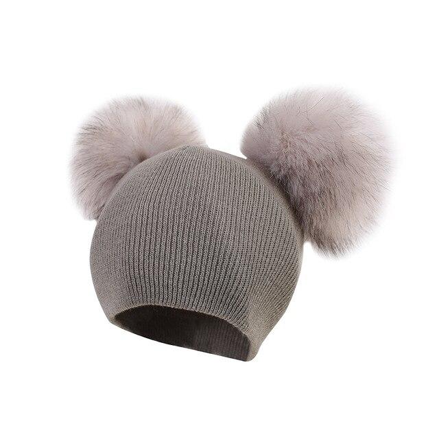 Paris-Chapeau bonnet & skullies Bonnet D'hiver Bébé pompon ultra-doux