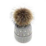 Paris-Chapeau bonnet & skullies Bonnet garnie de perles Style Mode