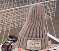Paris-Chapeau bonnet & skullies Gris Bonnets Chaud D'Hiver Tricoté
