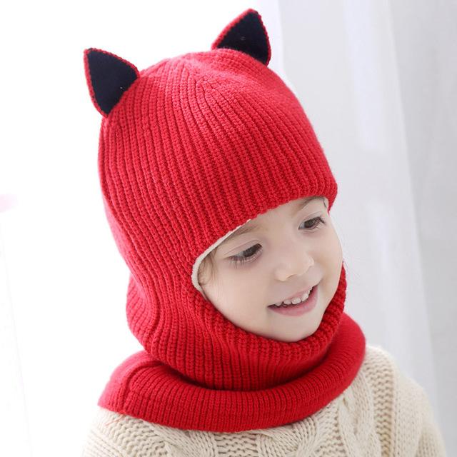 Paris-Chapeau bonnet & skullies Rouge Bonnet  Cache-Cou Bande Dessinée top pour  enfants