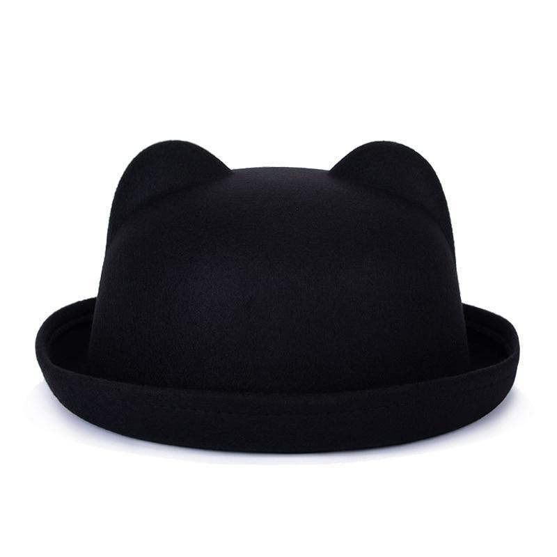 Paris-Chapeau capeline et chapeaux d'été Chapeau fedora oreilles de chat
