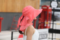 Paris-chapeau capeline et chapeaux d'été Rouge Chapeau sombrero avec protection du cou