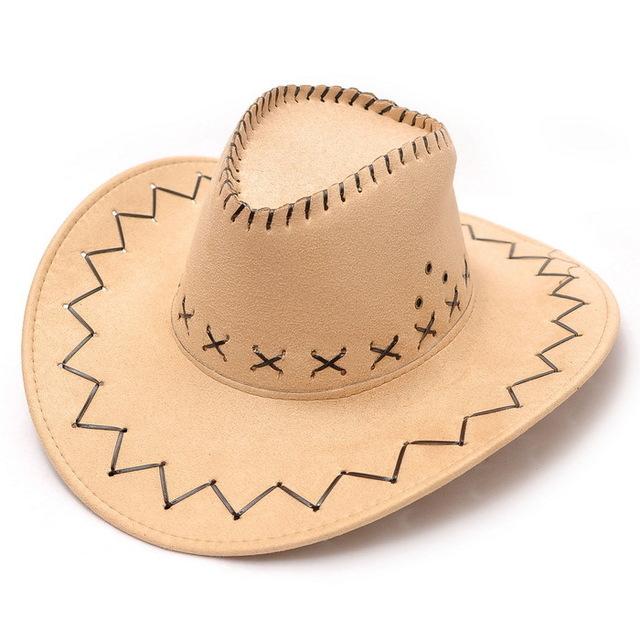 Paris-chapeau chapeau cow-boy Beige Chapeau de Cowboy haute qualité